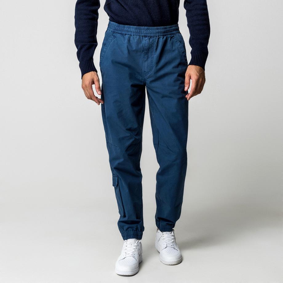 Manor Man Pantaloni Cargo in Twill  
