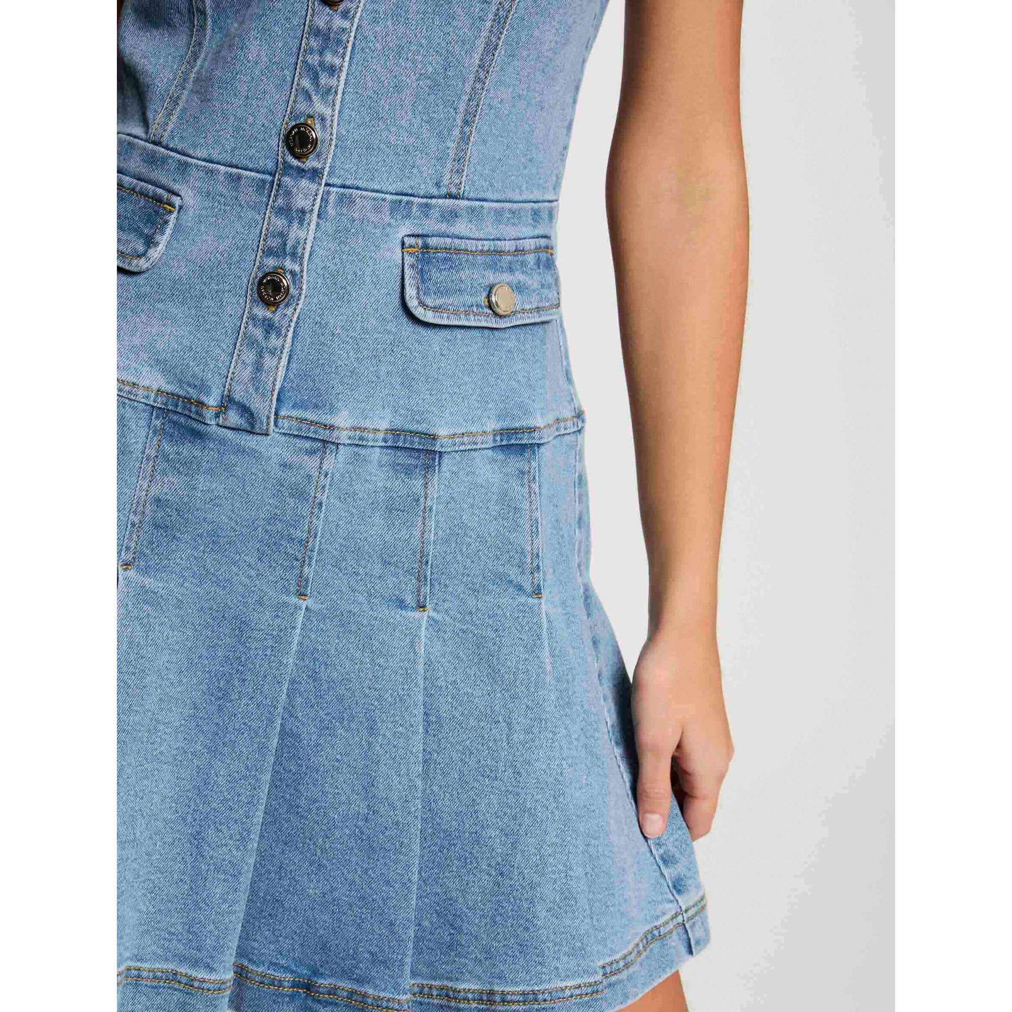 MORGAN Vestito Mini in Denim  