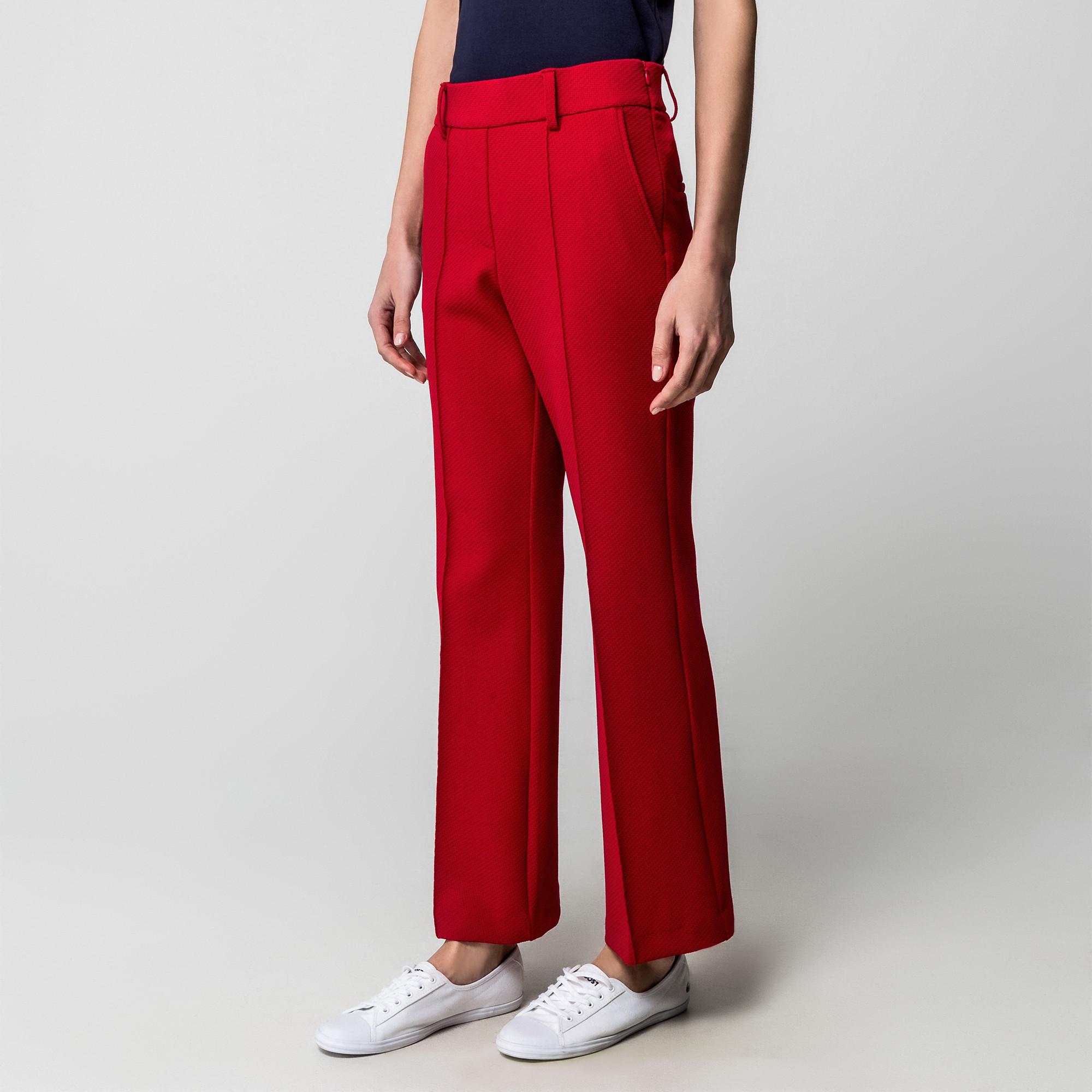 Manor Woman Pantaloni Tweed Gamba Dritta  