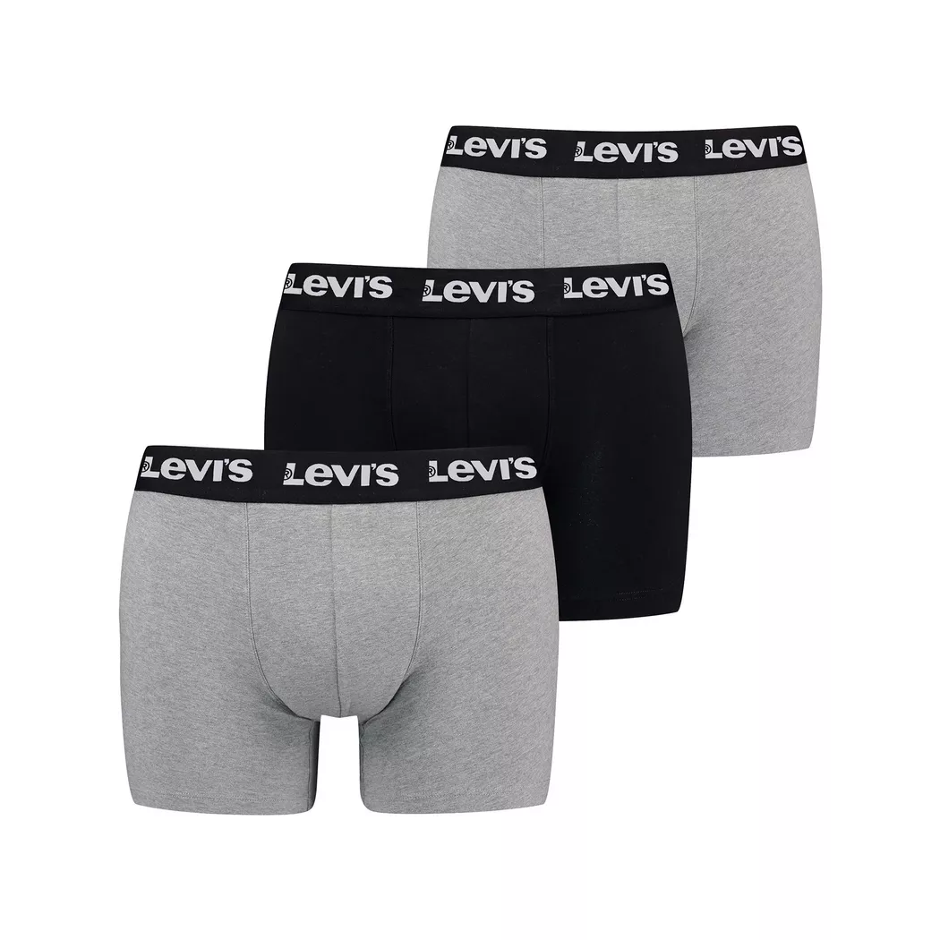 Levi´s Underwear Boxers Repeat Logo Brief 3 Unités Grey Combo S Homme