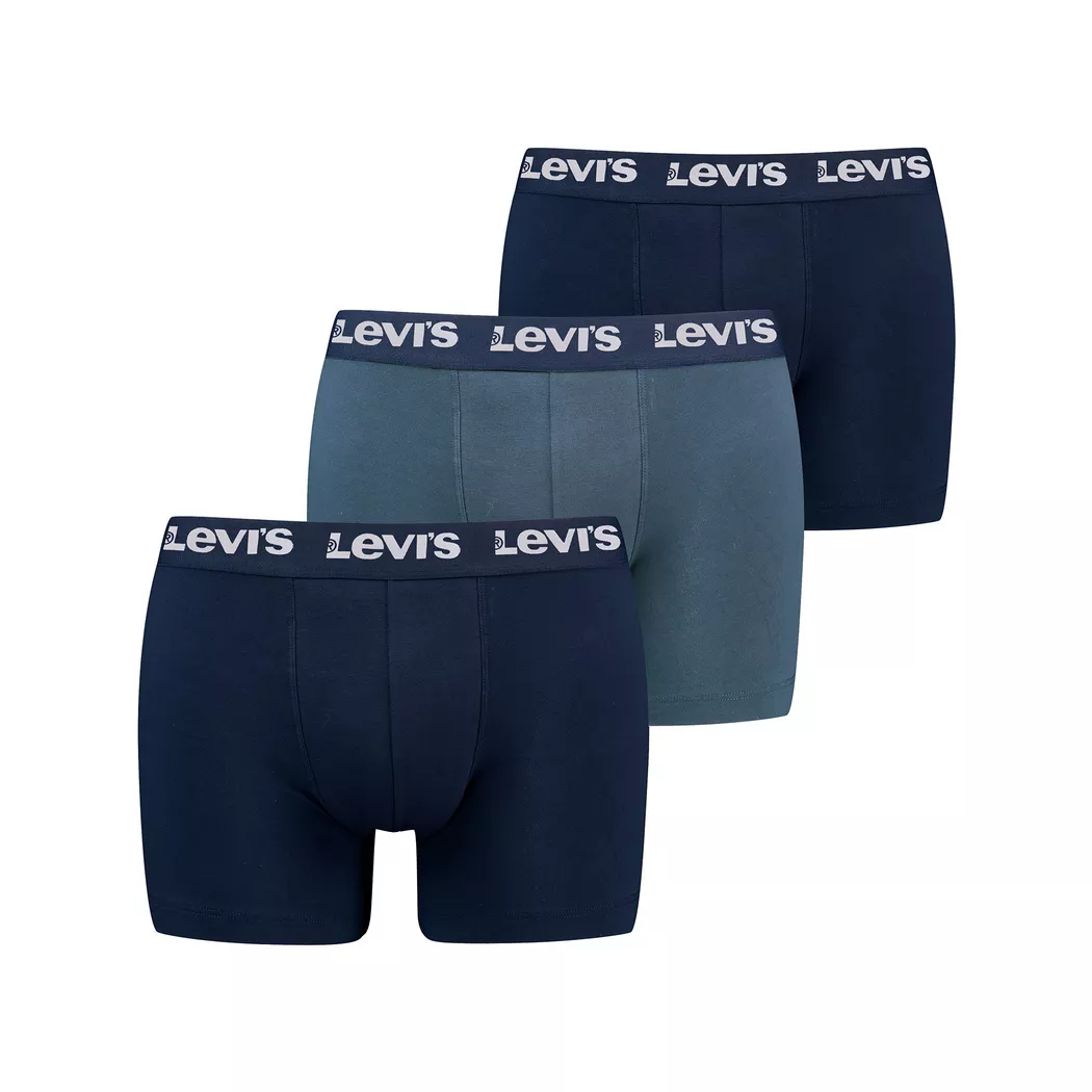 Levi´s Underwear Boxers Repeat Logo Brief 3 Unités Navy Combo S Homme