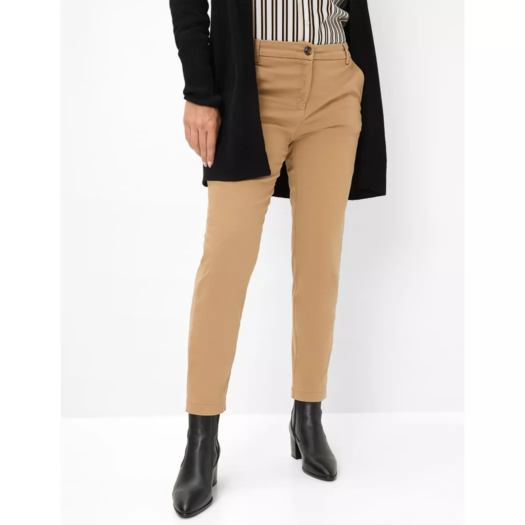 BRAX - Chinohose, Slim Fit, für Damen, Camel, Größe 40