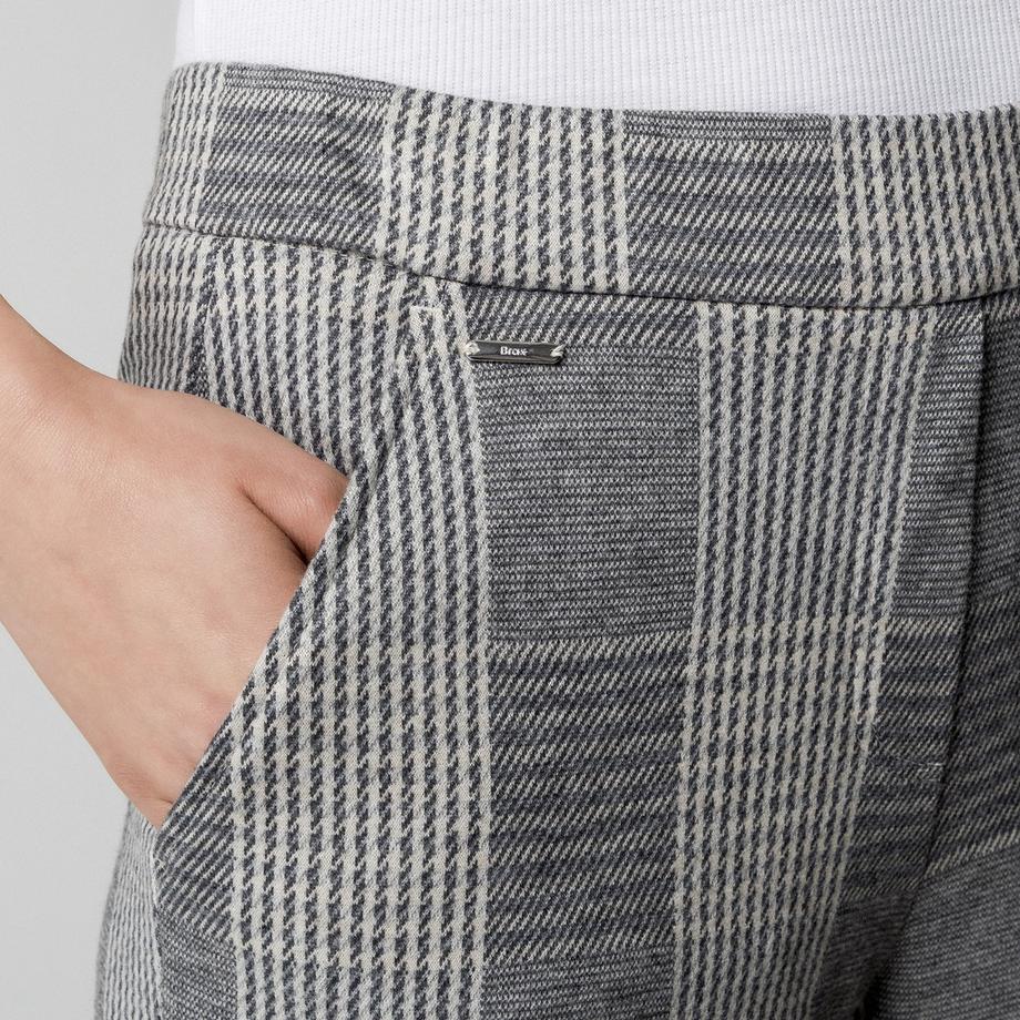 BRAX Maine Pull On Pantalon Carreaux  