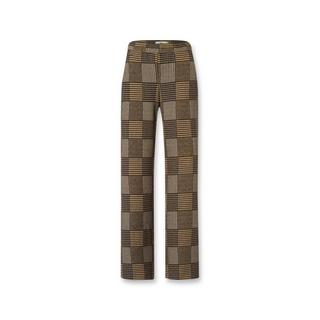 BRAX Maine Pull On Imprimé All-Over Jambe Droite Pantalon  