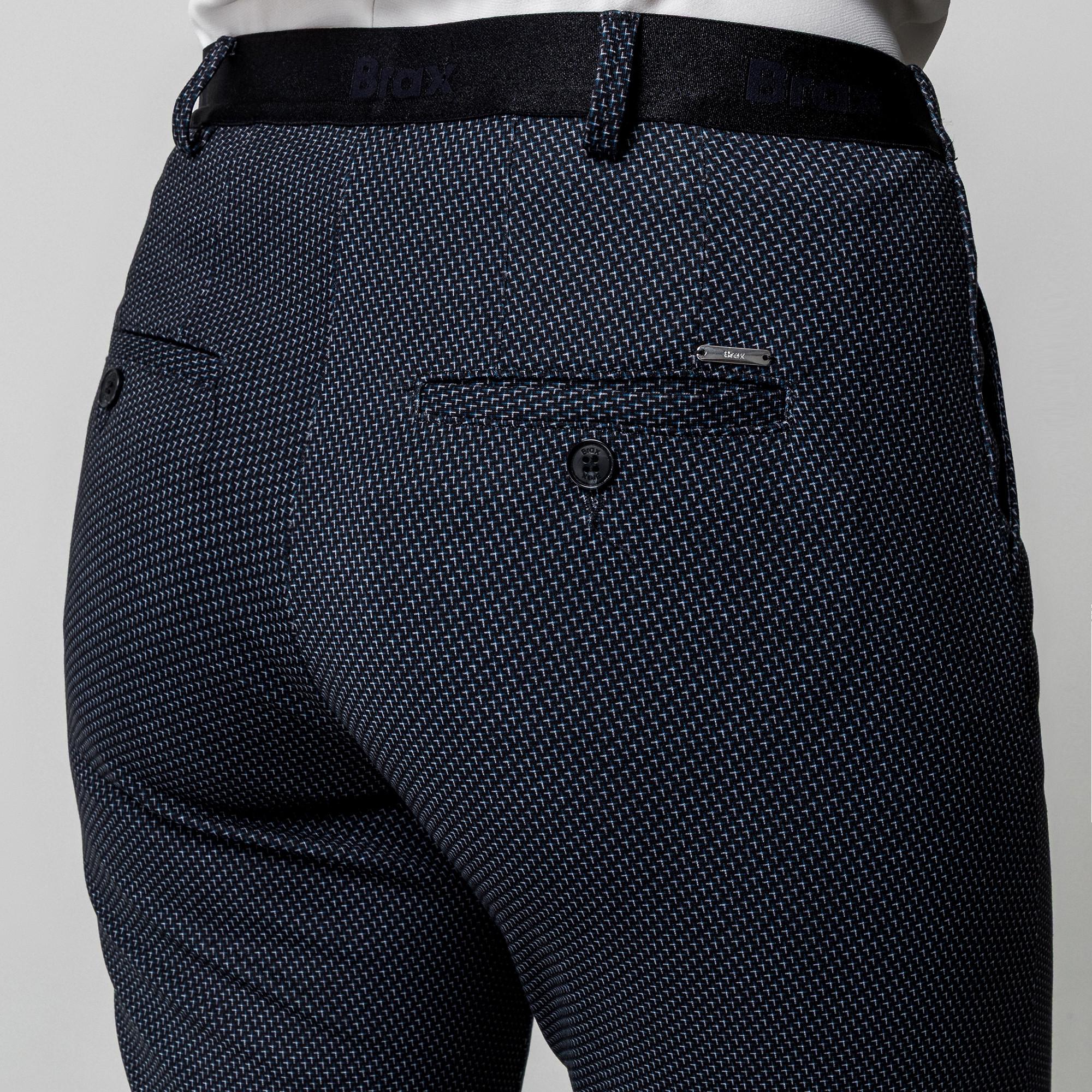 BRAX MARON S Pull On Pantaloni Tapered Fantasia  