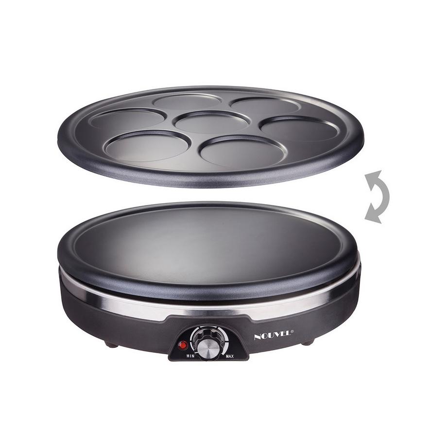 NOUVEL Crepes-maker con due piastre 