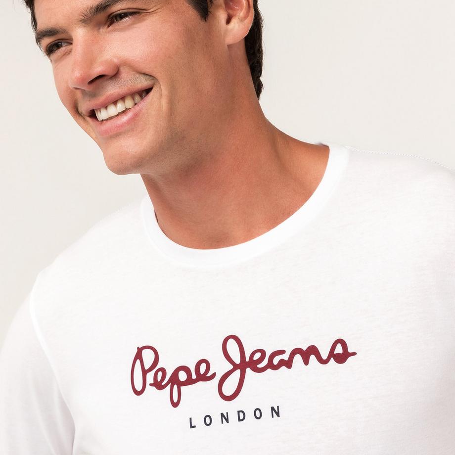 Pepe Jeans London Eggo Long N T-Shirt Maniche Lunghe  