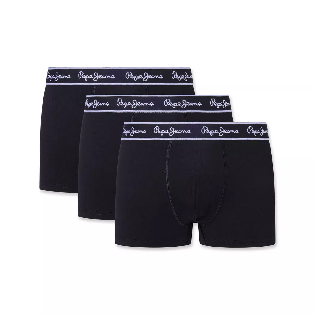 Pepe Jeans Boxers Pepe 3 Unités Black S Homme