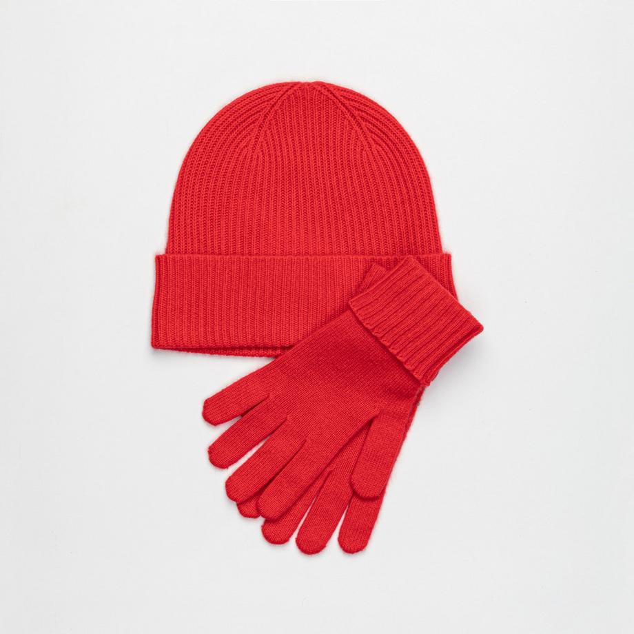 Manor Woman Kaschmir Rippstrick Beanie  