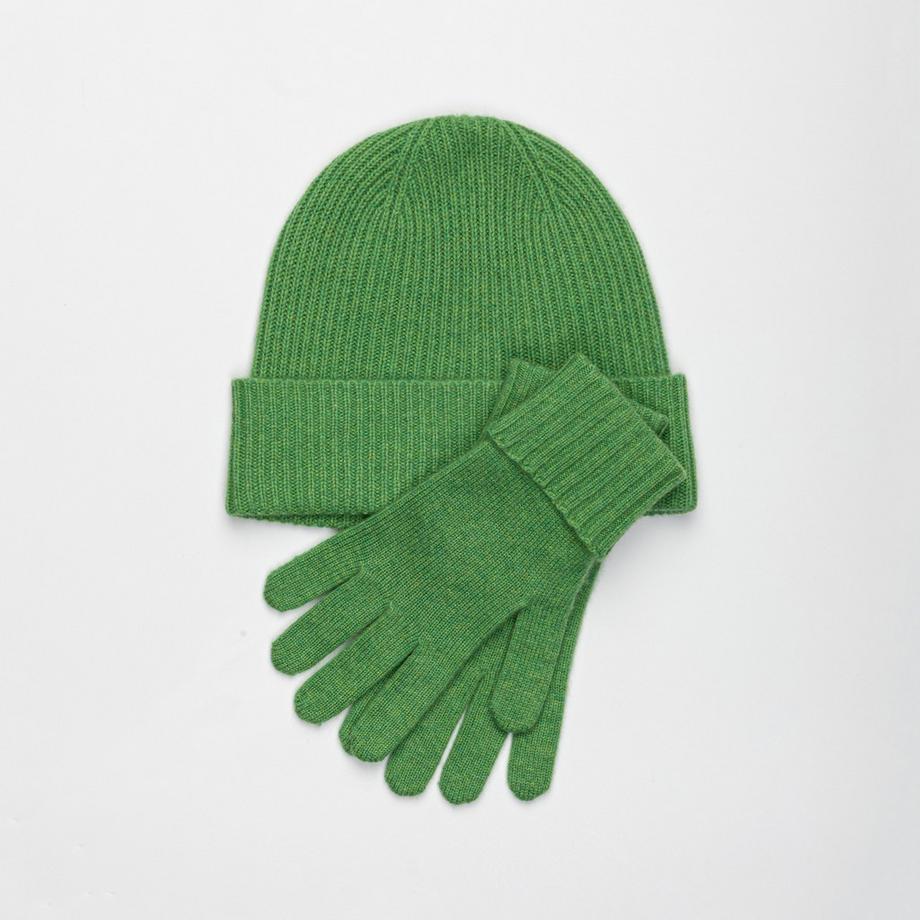 Manor Woman Kaschmir Strick Fingerhandschuhe  