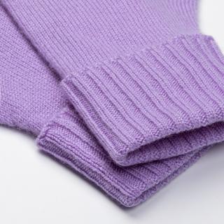 Manor Woman Guanti in Cashmere Lavorati a Maglia  