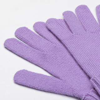 Manor Woman Guanti in Cashmere Lavorati a Maglia  