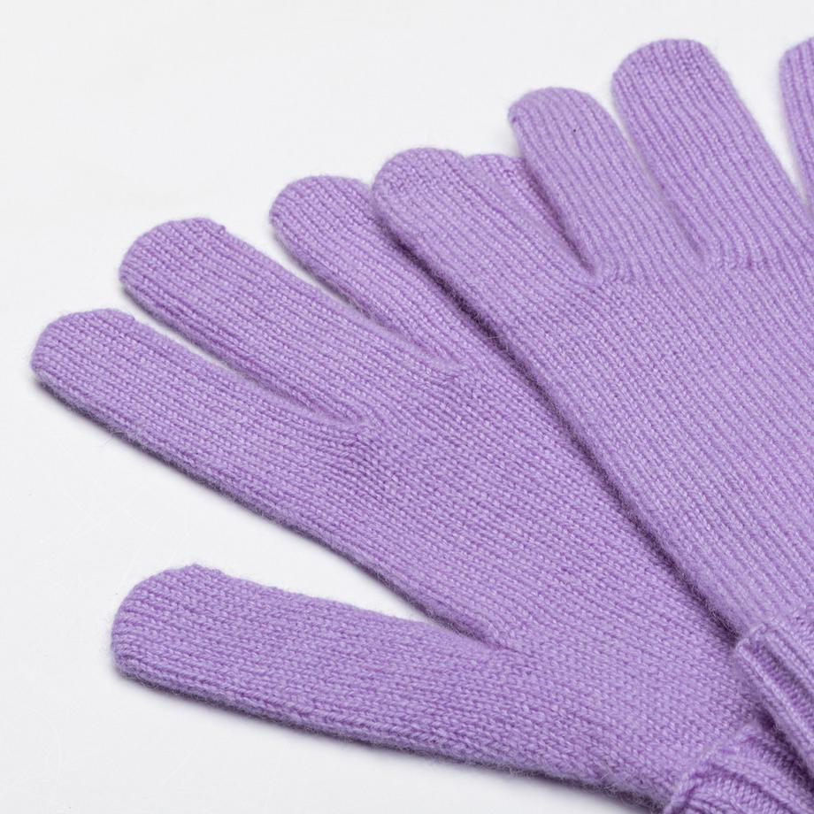 Manor Woman Guanti in Cashmere Lavorati a Maglia  