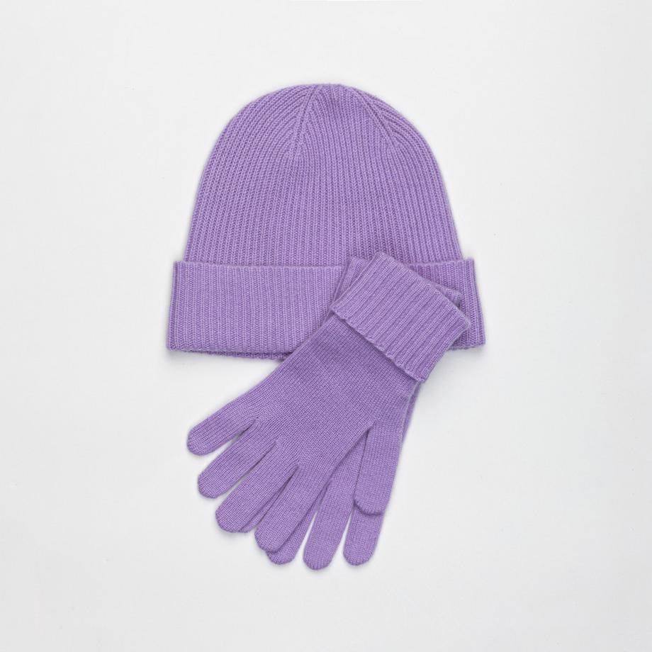 Manor Woman Guanti in Cashmere Lavorati a Maglia  