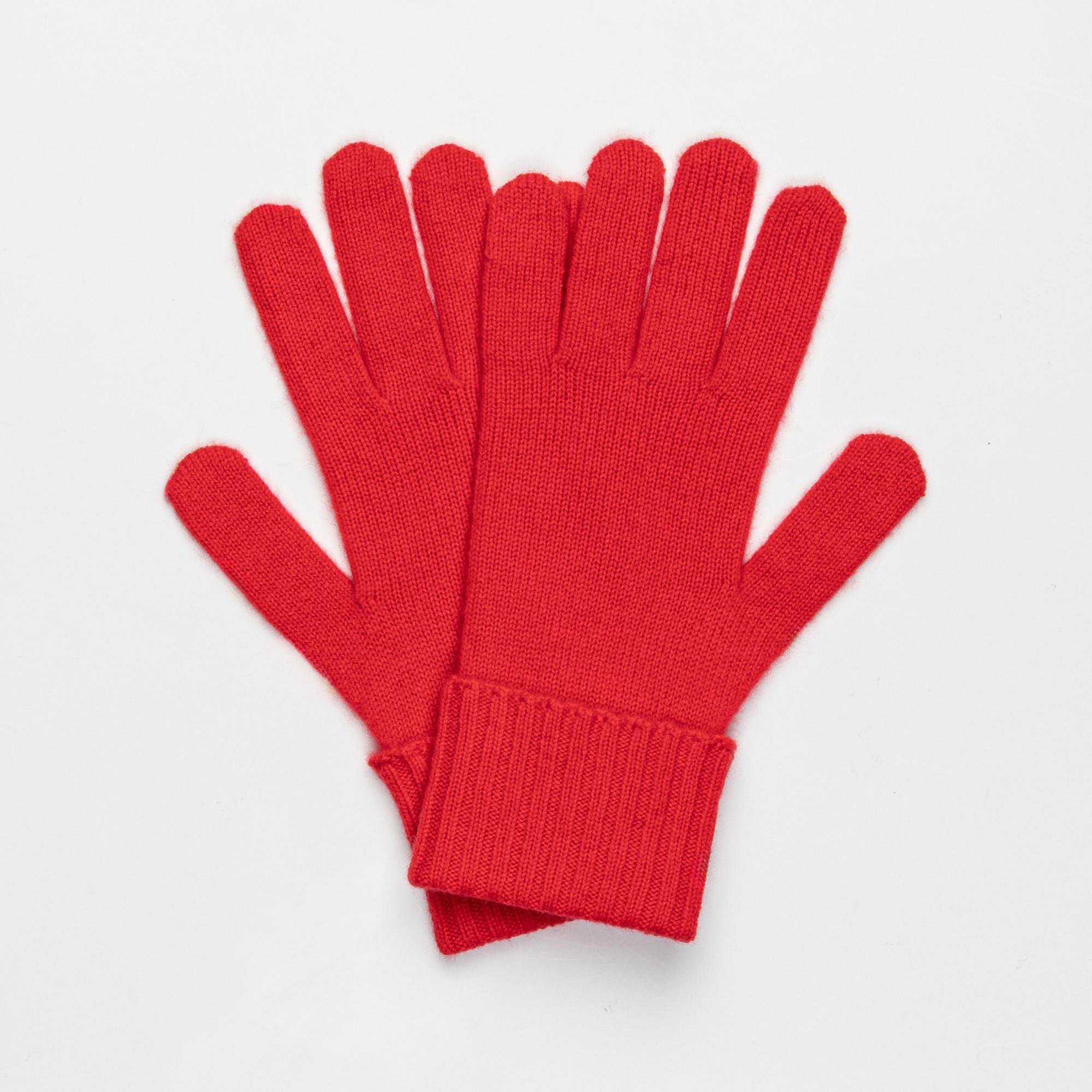 Manor Woman Kaschmir Strick Fingerhandschuhe  