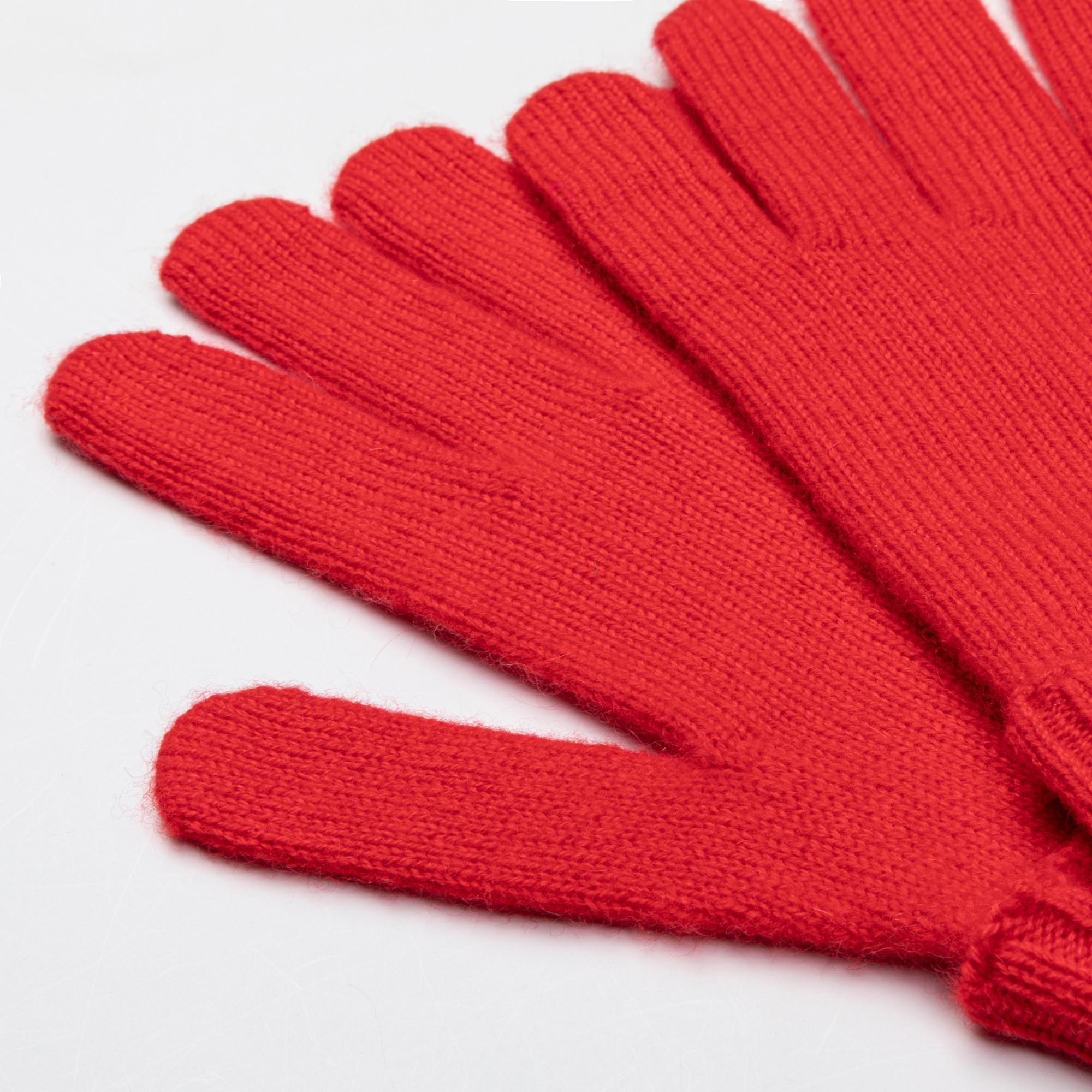 Manor Woman Kaschmir Strick Fingerhandschuhe  