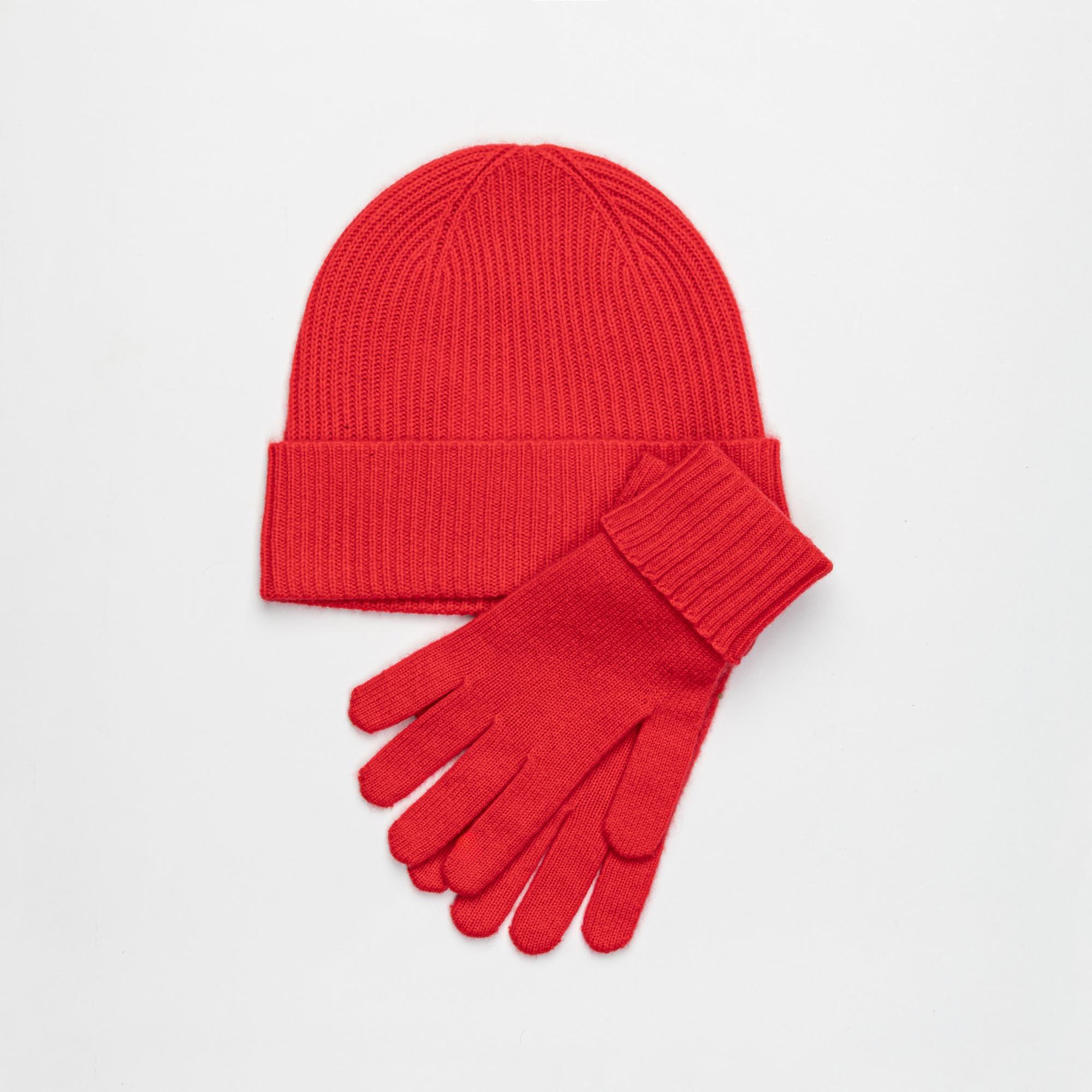 Manor Woman Kaschmir Strick Fingerhandschuhe  