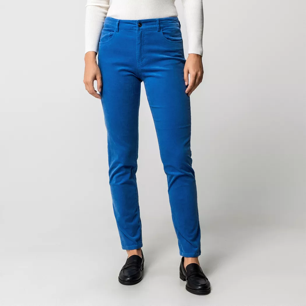 Manor Woman - 5-Pocket Hose, für Damen, Taubenblau, Größe 44