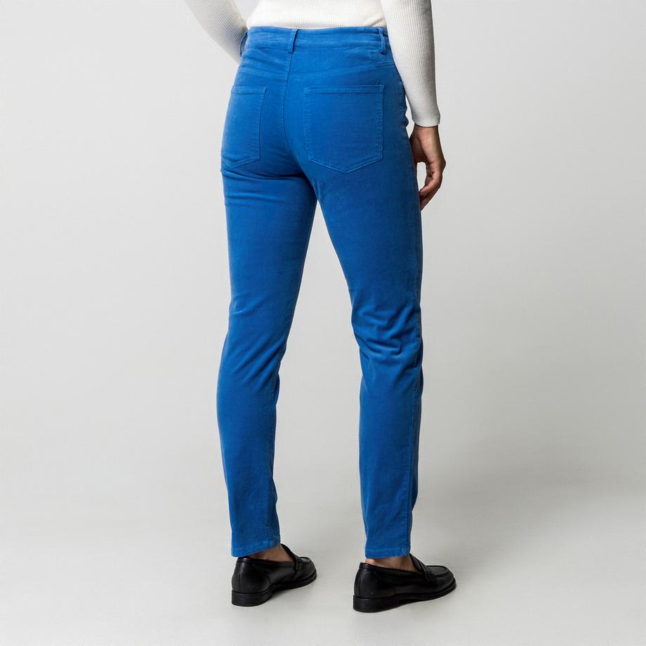 Manor Woman Pantaloni 5 tasche in velluto a coste Slim Fit  