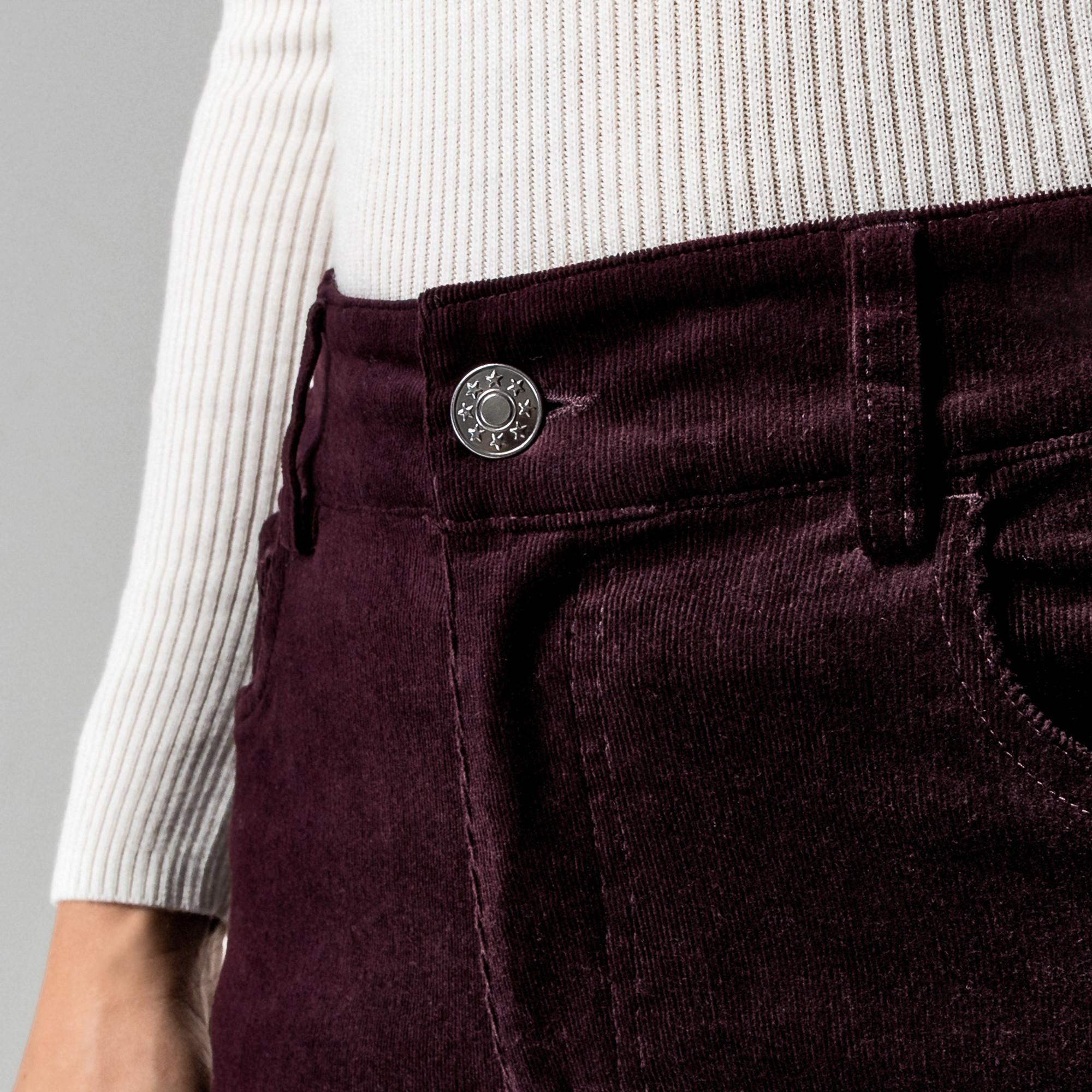 Manor Woman 5-Pocket Manchester Hose Slim Fit  