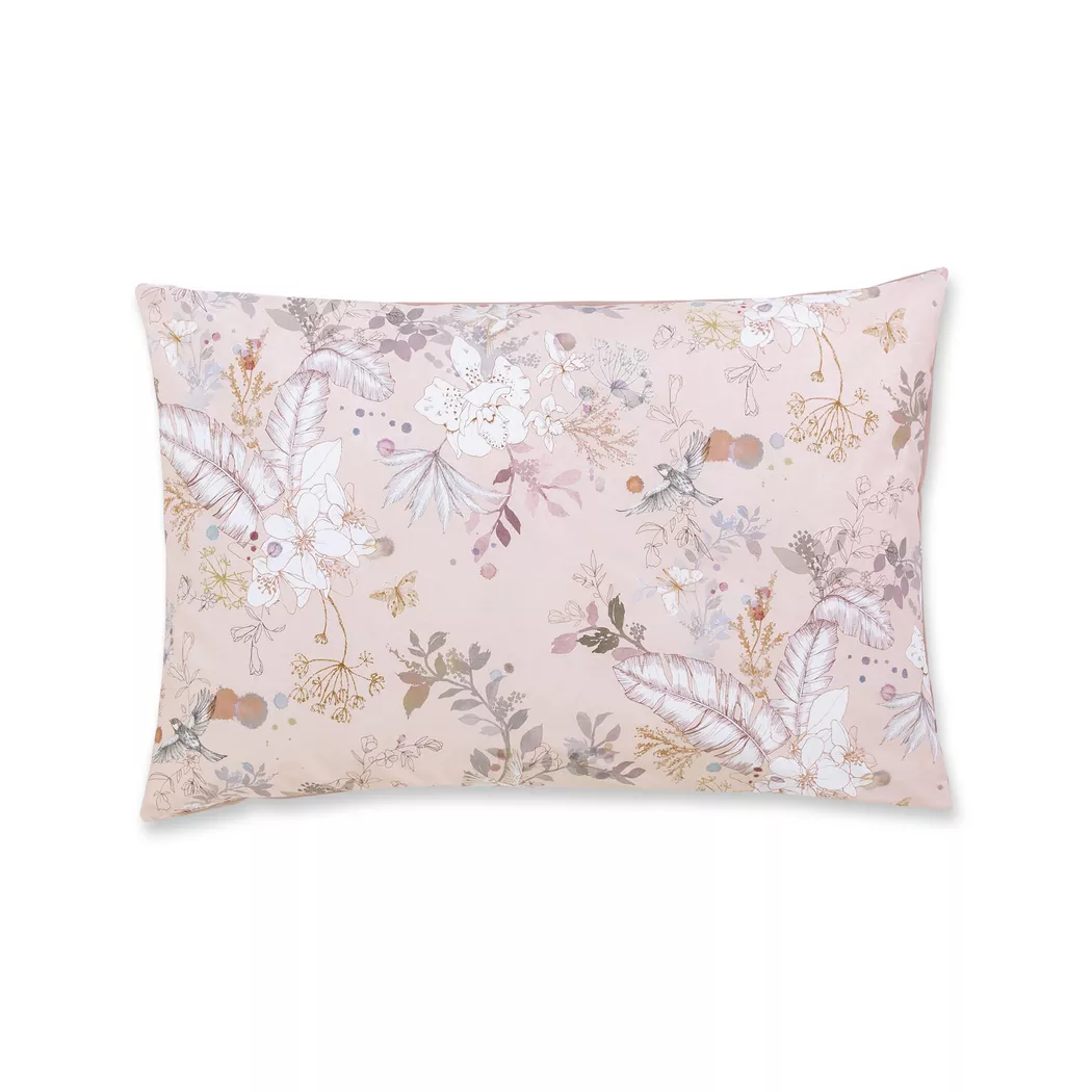 Fazzini - Kissenbezug, Villa Costantino Kissenbezug Floral, 60 x 60 cm, Rosa