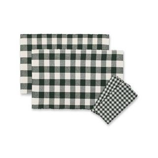 Manor Servietten und Tischsets, 2er-Set Karo 