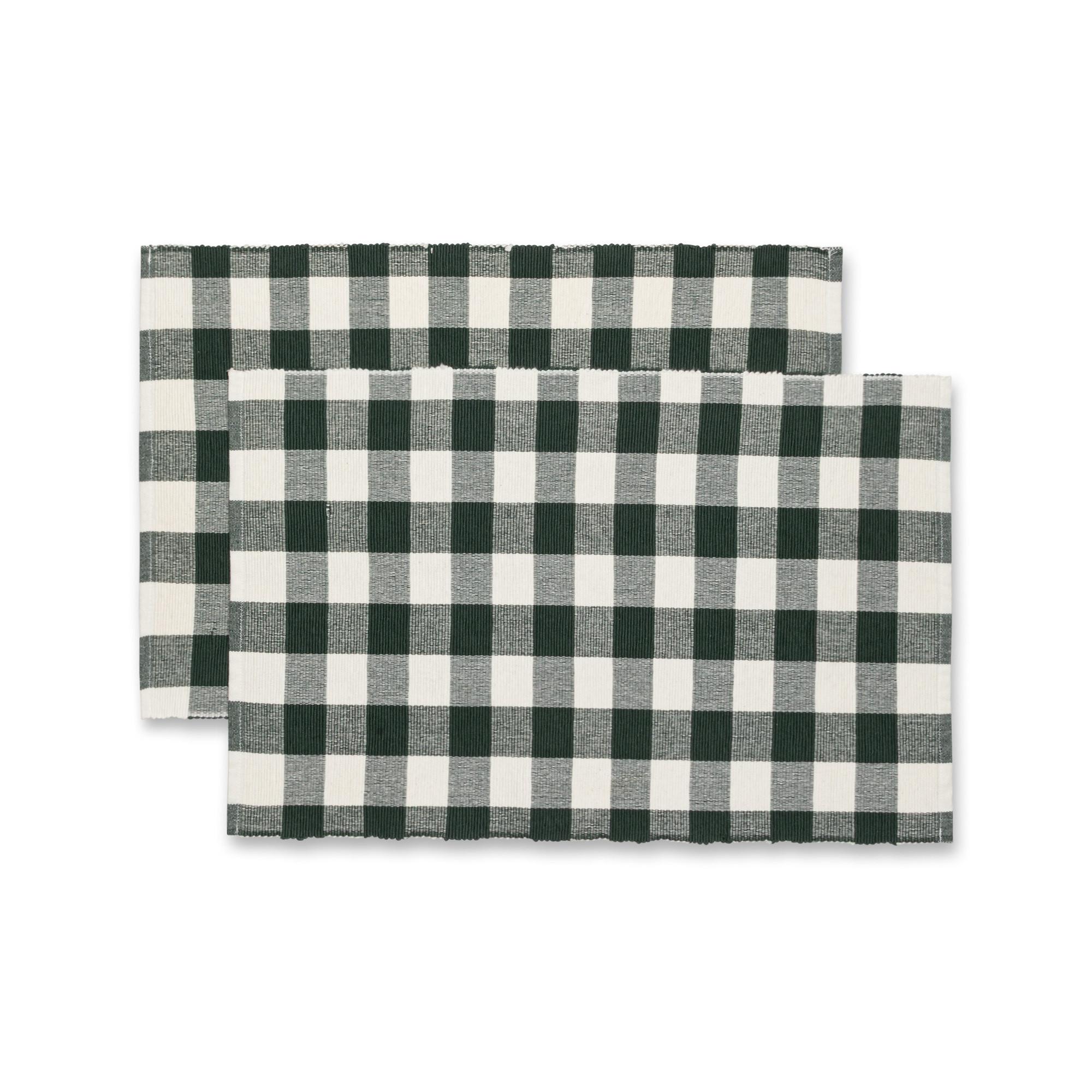 Manor Servietten und Tischsets, 2er-Set Karo 