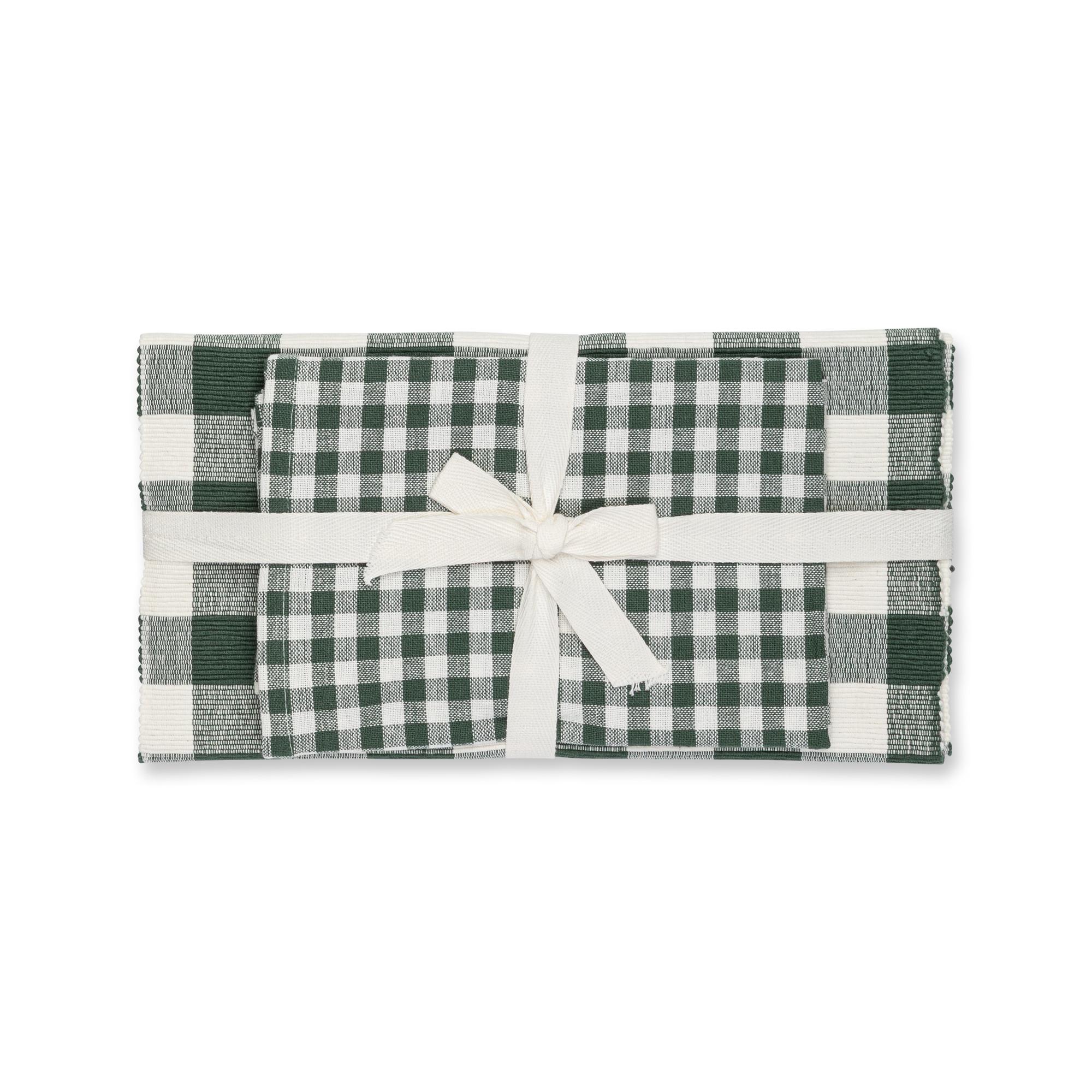 Manor Servietten und Tischsets, 2er-Set Karo 