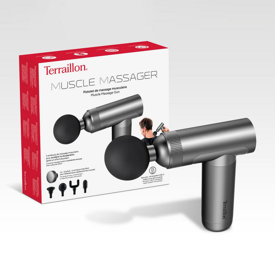 Terraillon Appareil de massage Massage Gun 