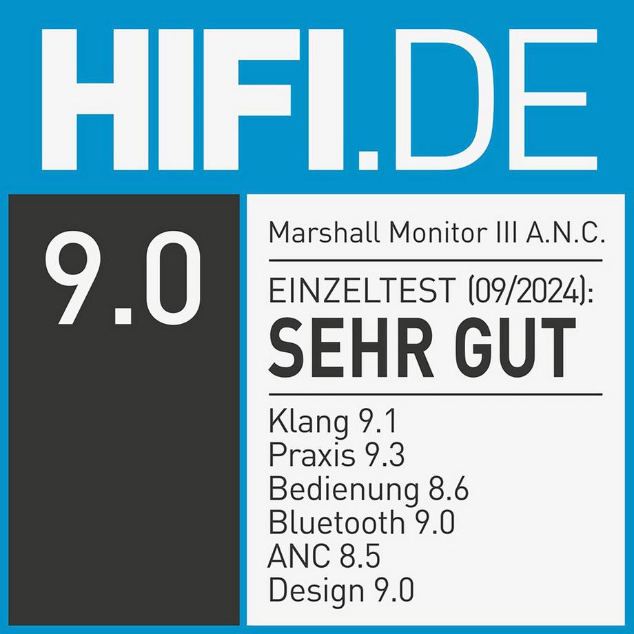 Marshall Monitor III ANC Over-Ear-Kopfhörer 