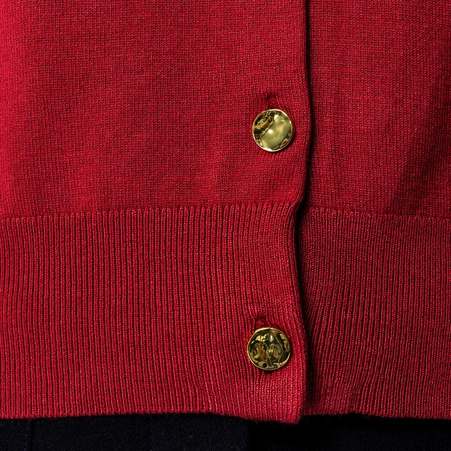 Manor Woman Ärmelloser Feinstrick Cardigan  