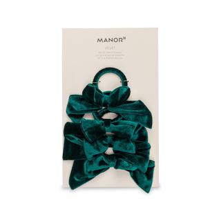 Manor Ronds de serviette, 4 pièces Velvet 