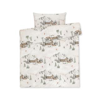 Manor Jour de neige Satin Kissenbezug  