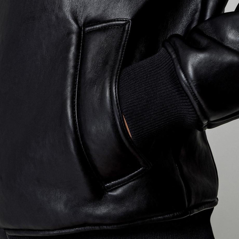 Manor Man Giacca in pelliccia sintetica  