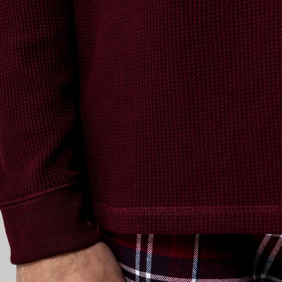 Manor Man Haut de Pyjama Gaufre Coupe Regular  