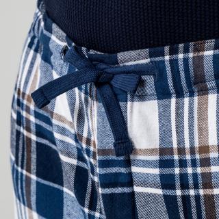 Manor Man Karierte Flanell Pyjamahose  