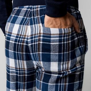 Manor Man Karierte Flanell Pyjamahose  