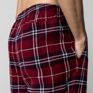 Manor Man Karierte Flanell Pyjamahose  