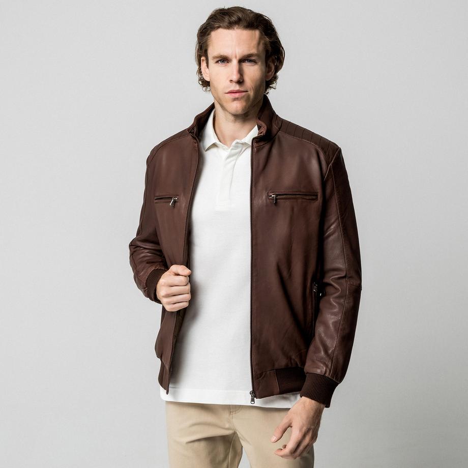 Manor Man Giacca in pelle  