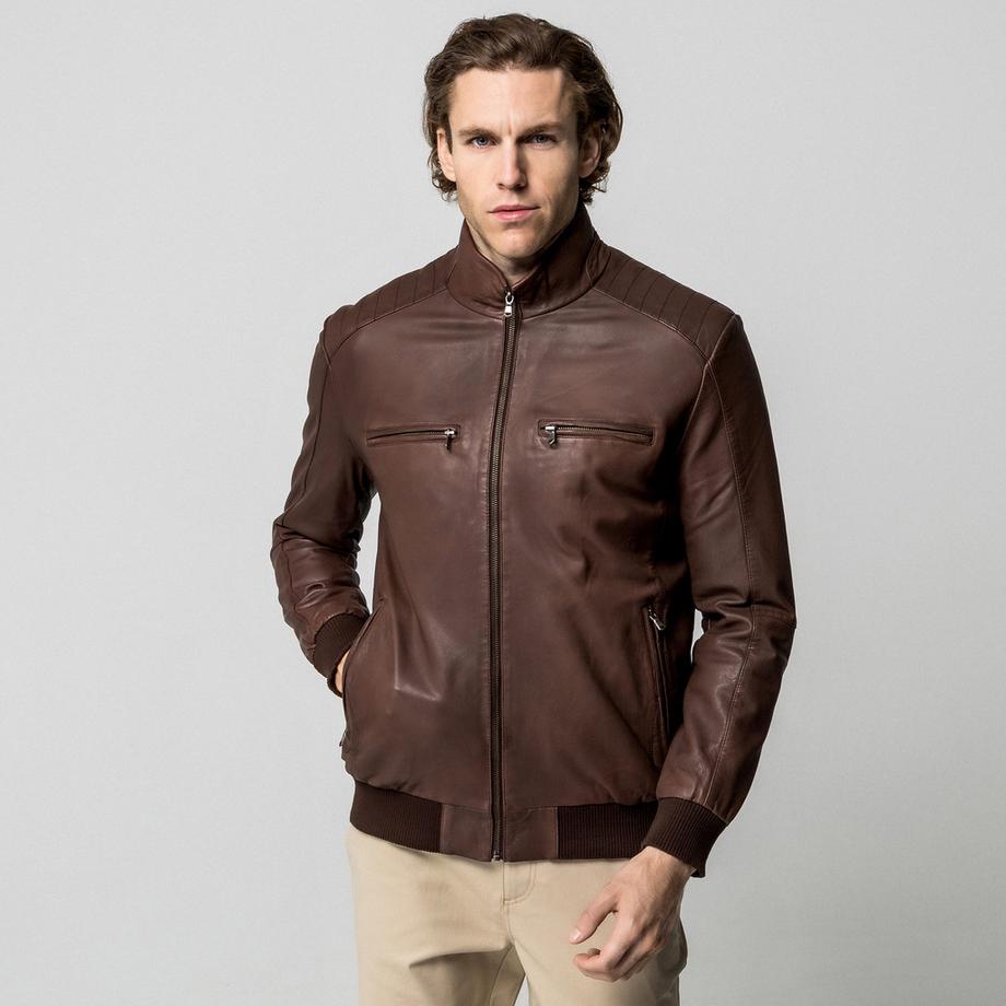 Manor Man Giacca in pelle  