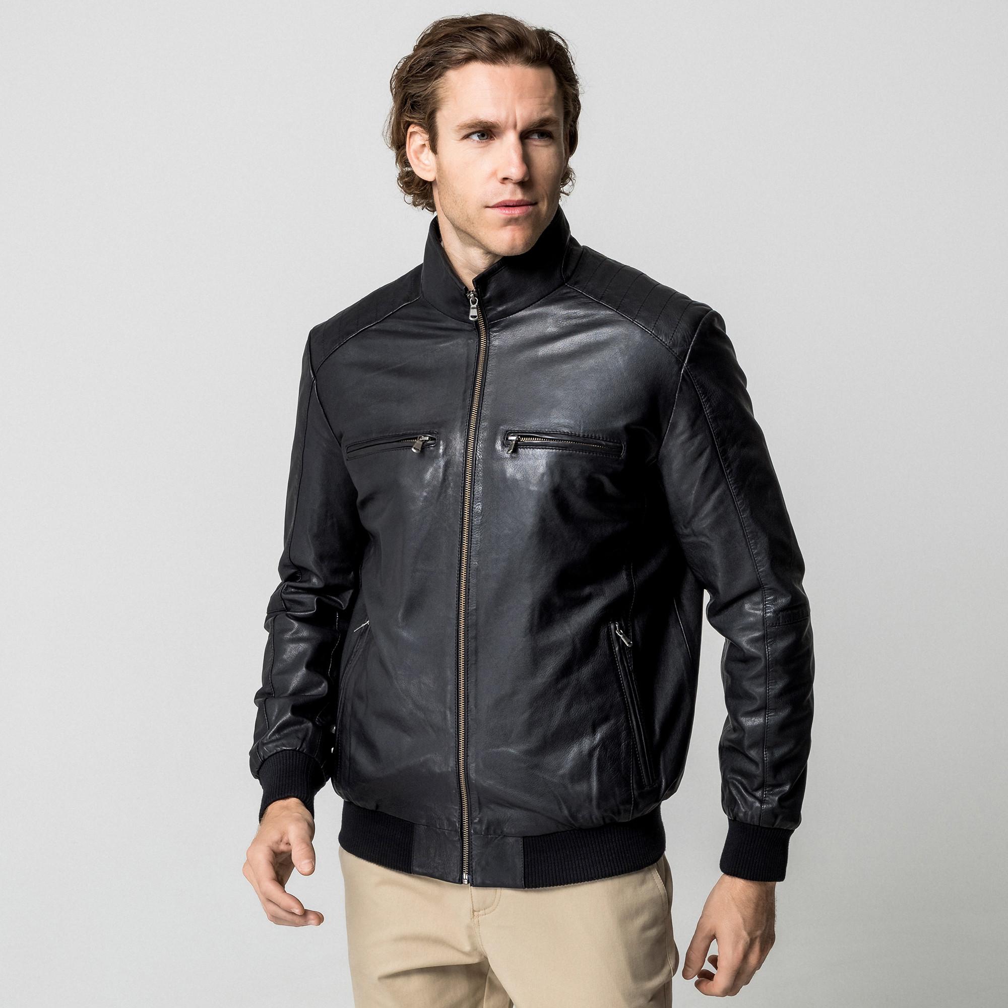 Manor Man Giacca in pelle  