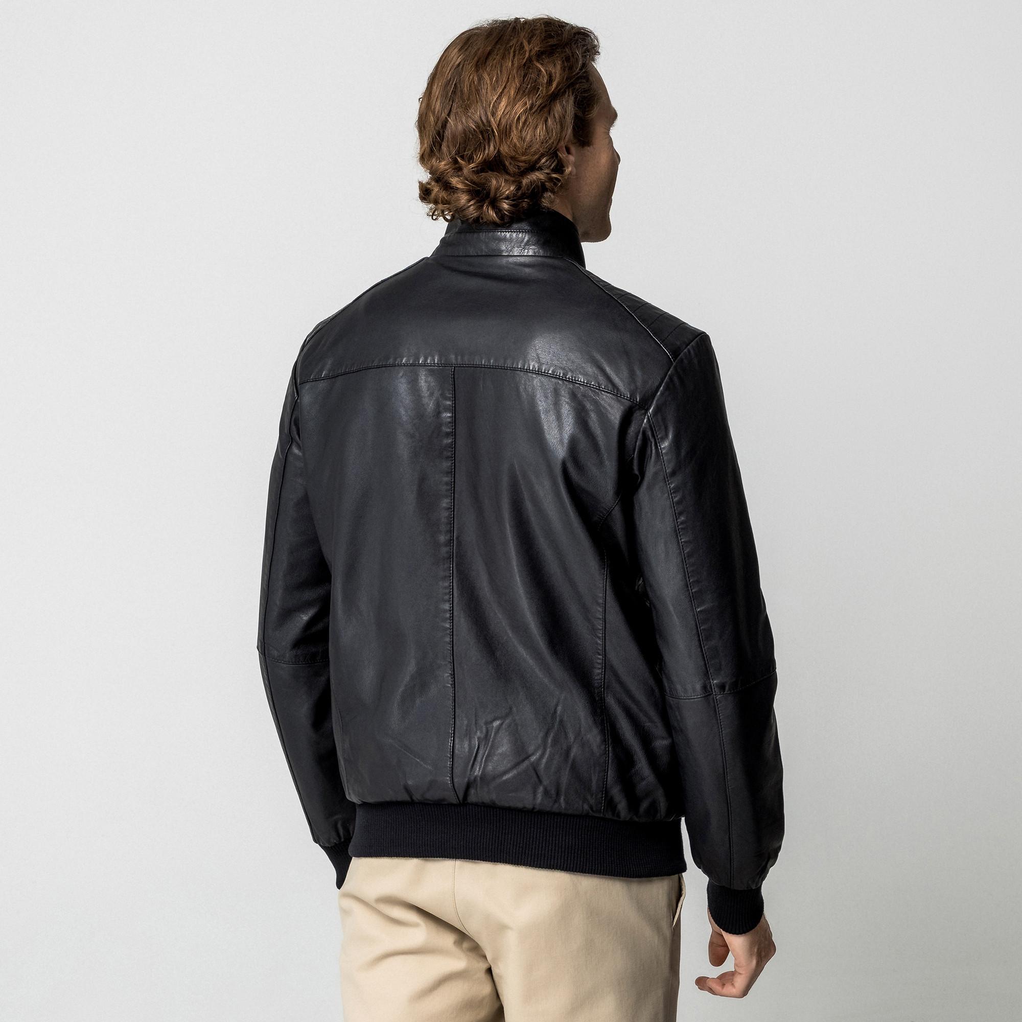 Manor Man Giacca in pelle  