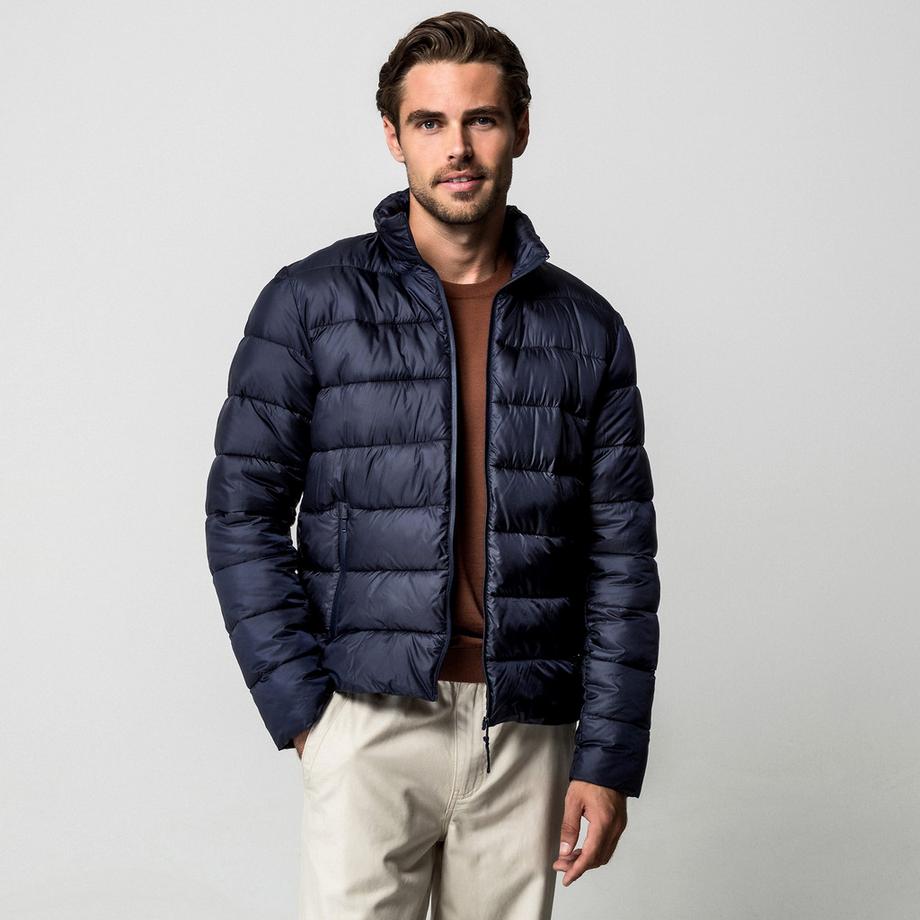 Manor Man Piumino con collo alla coreana  