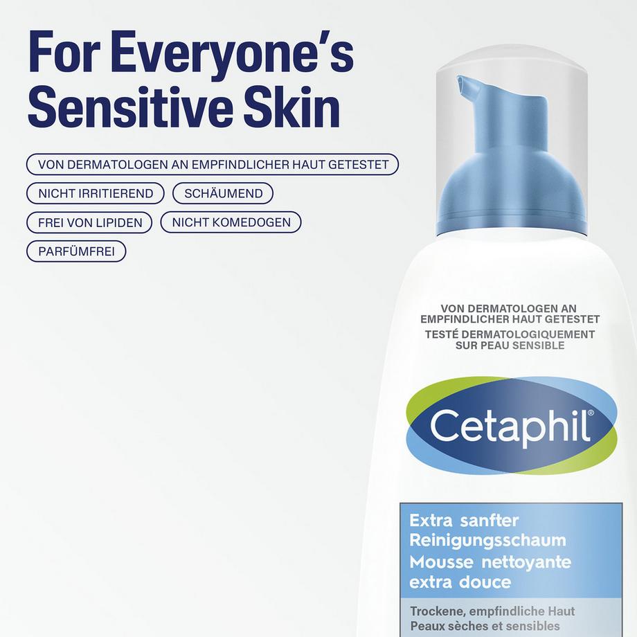 CETAPHIL  Mousse nettoyante extra-douce  