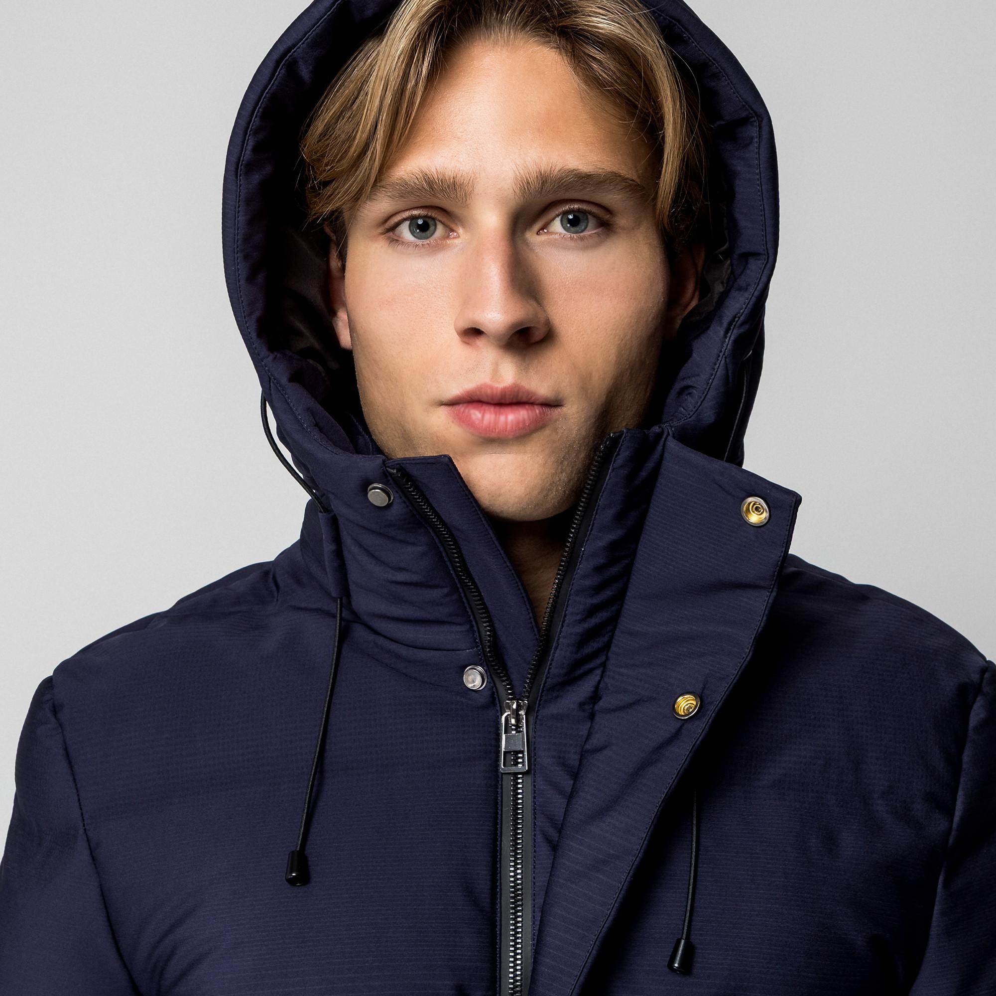 Manor Man Parka imbottito con cappuccio  