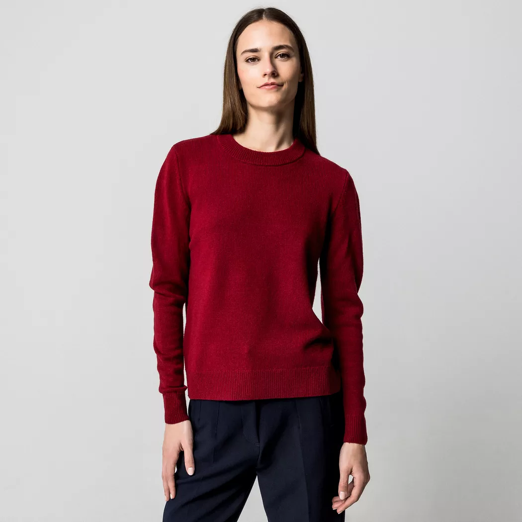 Manor Woman - Pullover, für Damen, Bordeaux, Größe S 5