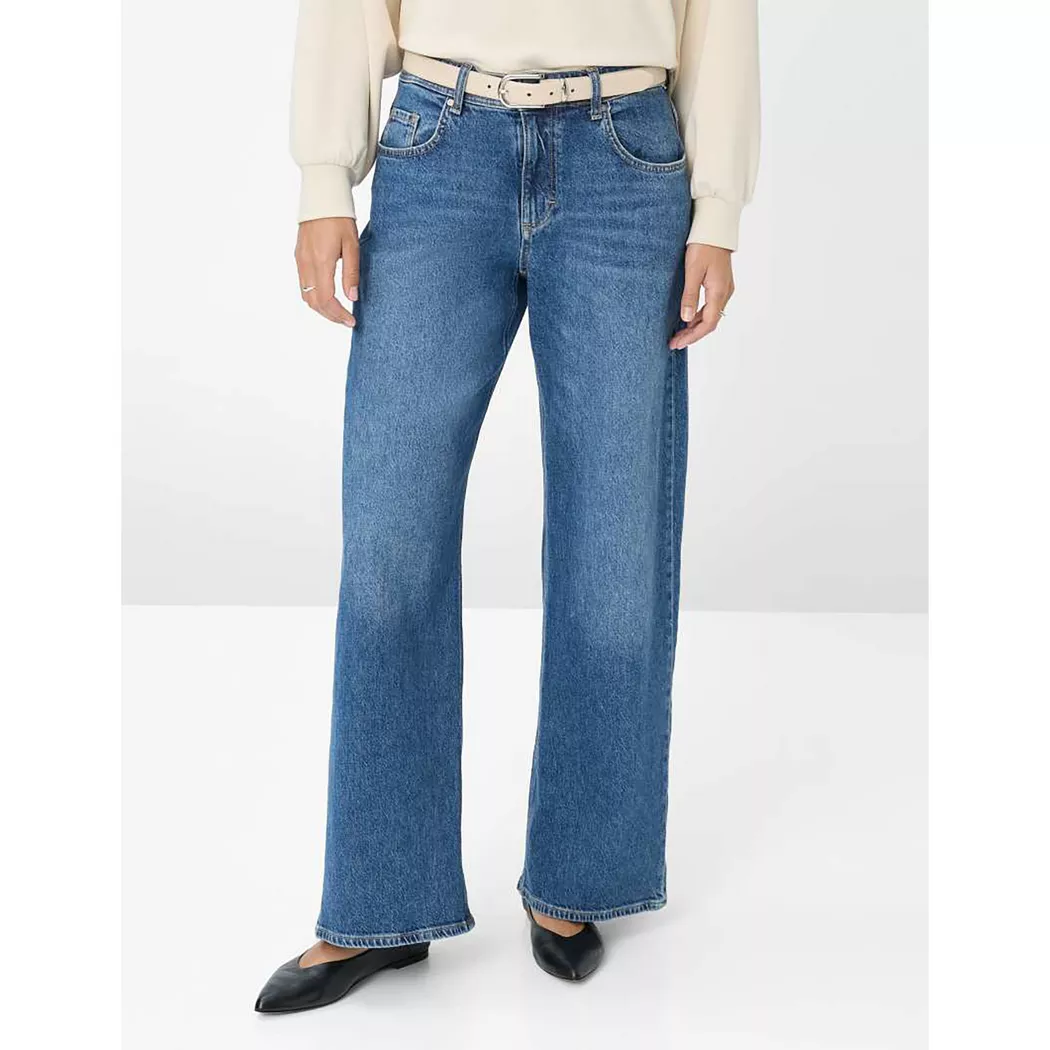 BRAX - Jeans, für Damen, Blau Denim Dunkel, Größe W46/L30