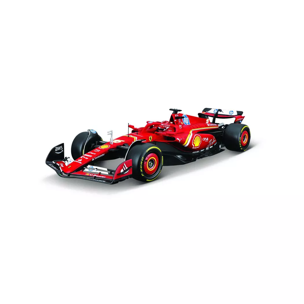 Bburago - Ferrari F1 SF-24 Leclerc, Multicolor