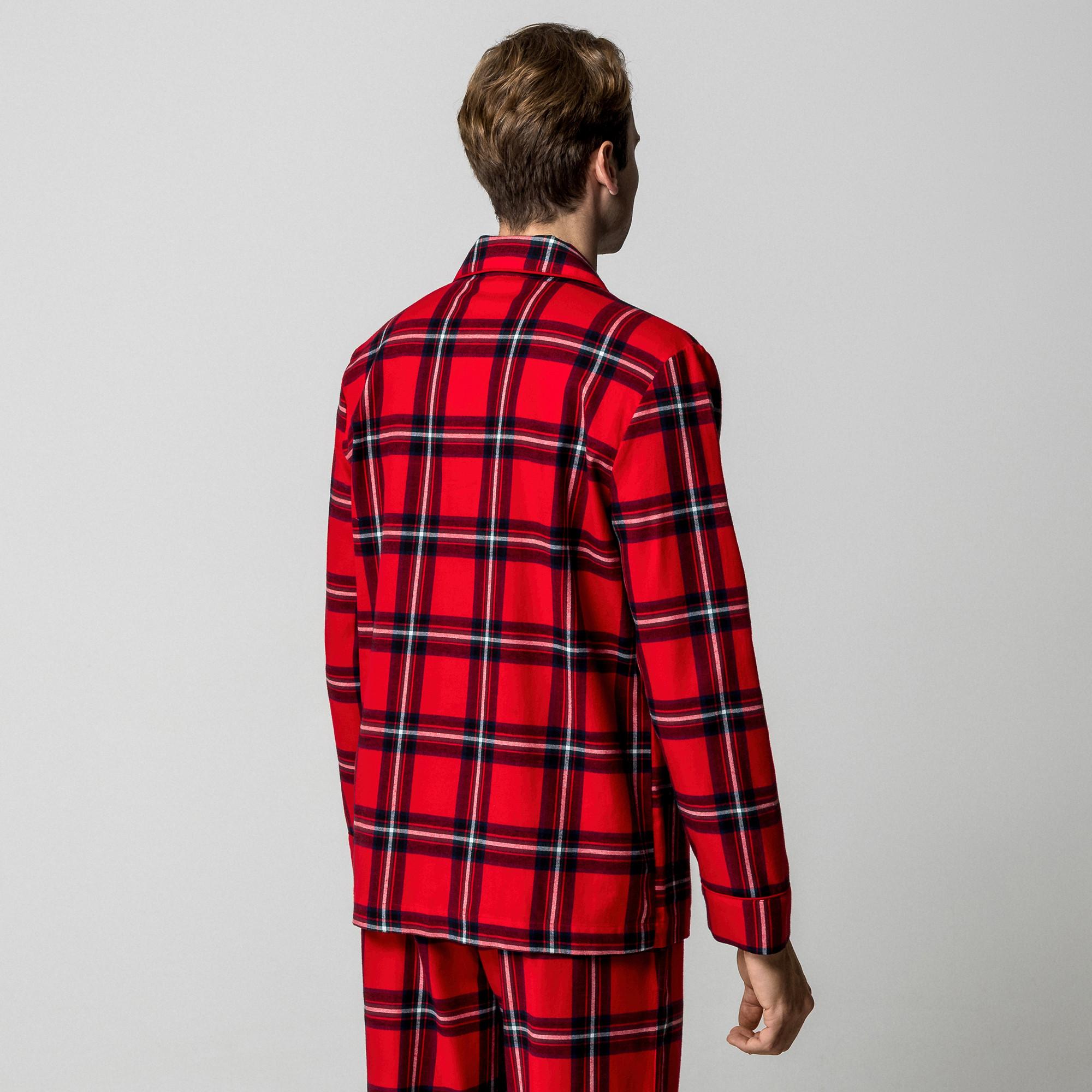 Manor Man Kariertes Flanell Pyjama Set  