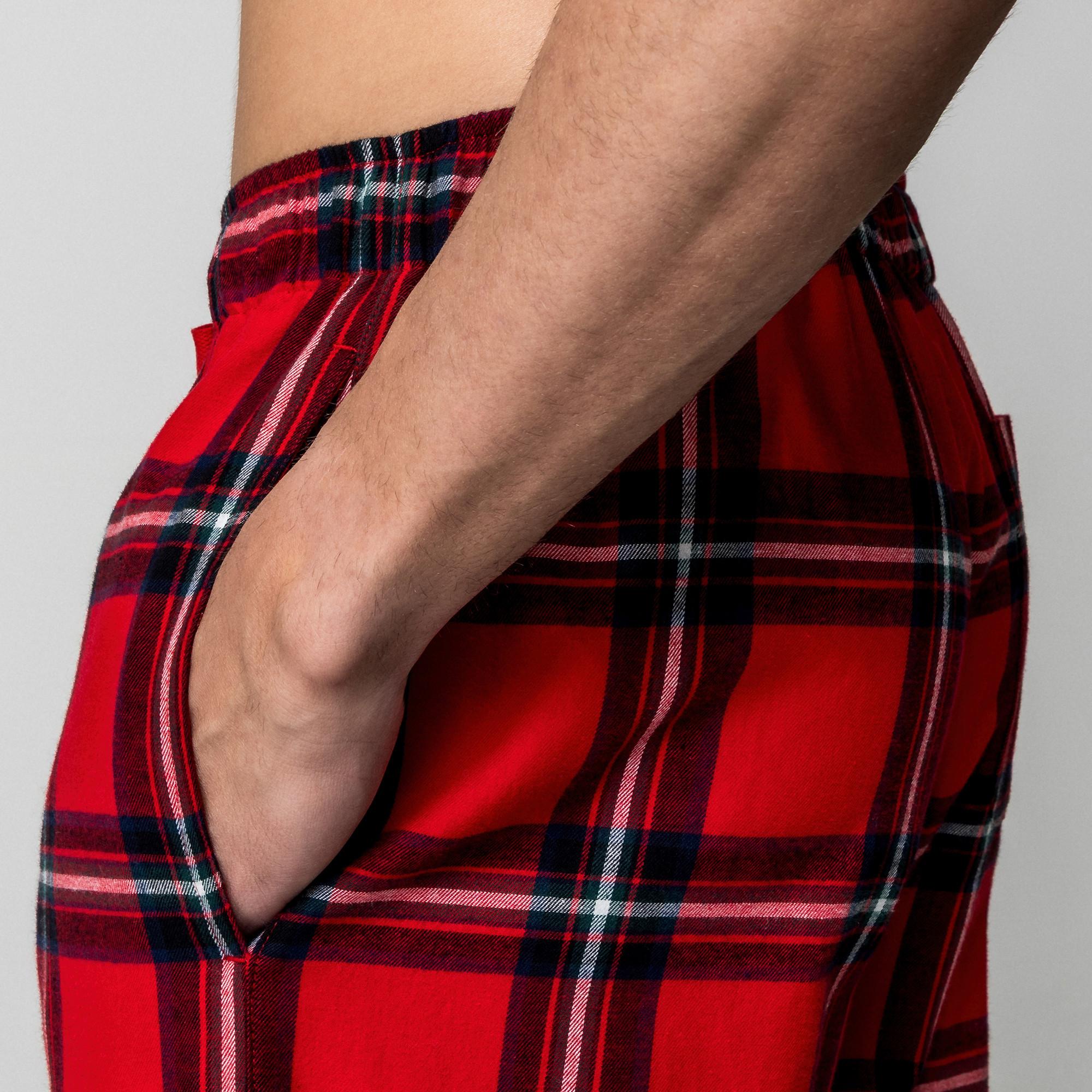 Manor Man Kariertes Flanell Pyjama Set  